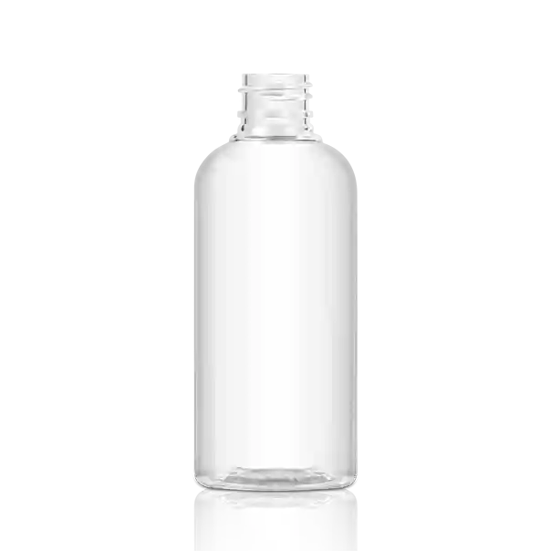 100ml plastic cosmo round bottle
