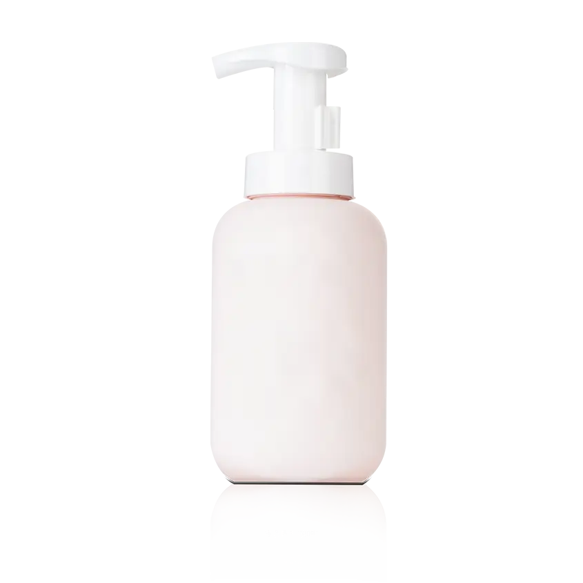 10 oz 300 ml Soft Touch PET Plastic Boston Round Bottle with Foam Pump