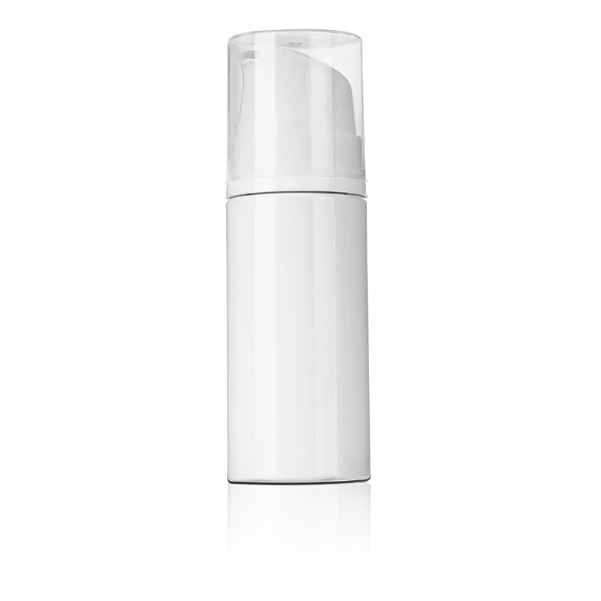 3 oz 90 ml Cylinder PET White Plastic Foam Pump Bottle