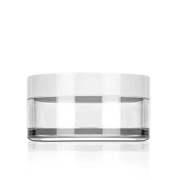 3.3 oz 100 ml PETG Plastic Round Jar With Screw Cap Single Wall Wide Mouth Container