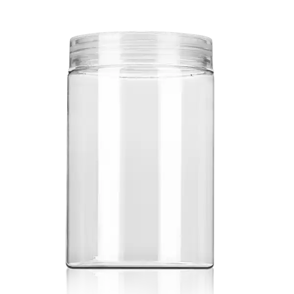 360 ml PET Plastic Round Jar With Screw Cap