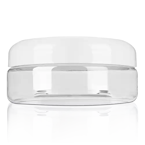 7 oz 200 ml PET Plastic Round Jar with Dome Screw Cap