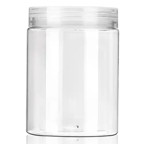 10 oz 300 ml PET Plastic Round Jar with Screw Cap