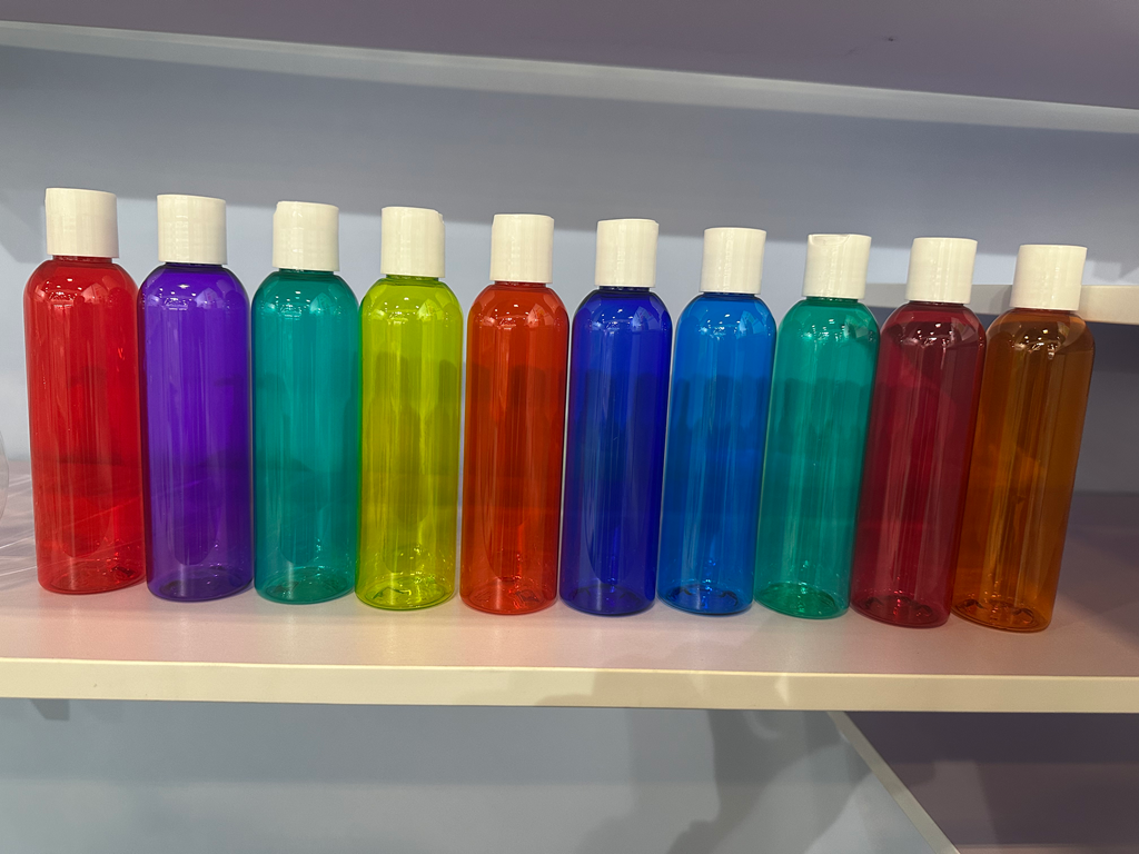 6 oz 180ml Colorful PET bottles with disc cap.png