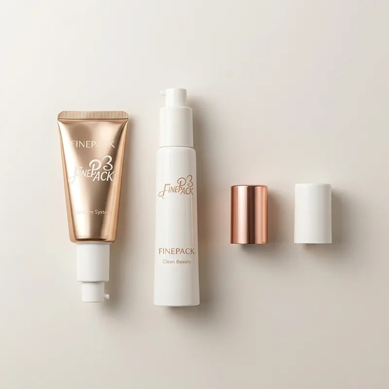 10ml 30ml 50ml PE Cosmetic Tube with Airless Pump for Cream Serum Essence Oil